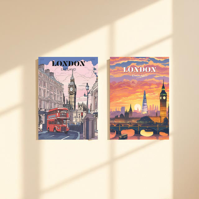 London - Set of 2 | Poster Set