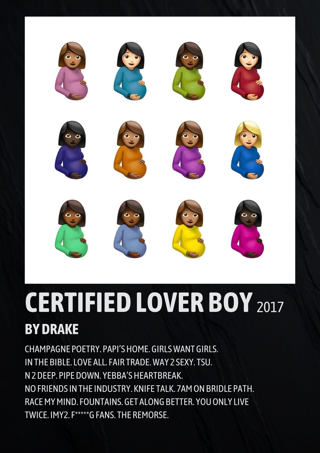 Certified Lover Boy Drake | Album Cover Poster