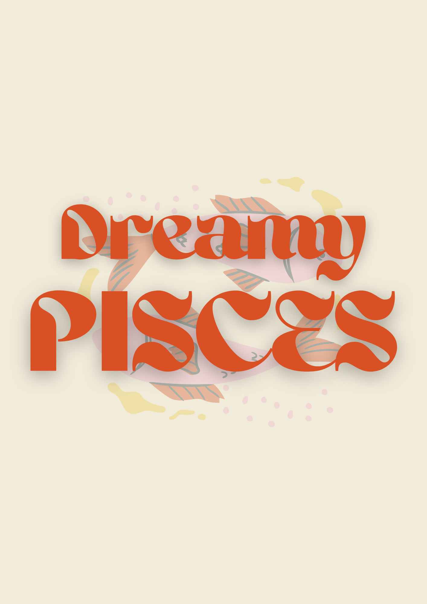 Dreamy Pisces | Zodiac Poster