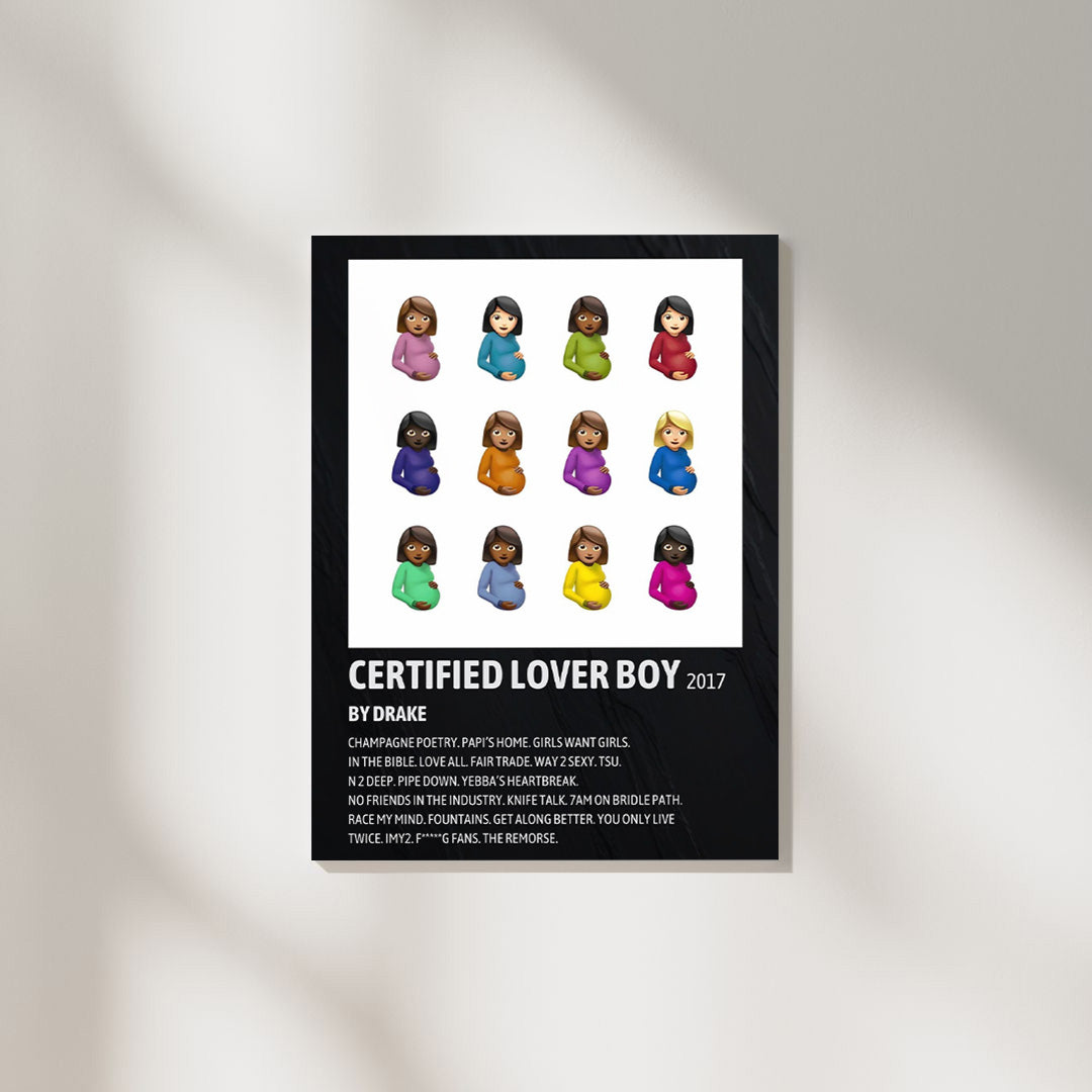 Certified Lover Boy Drake | Album Cover Poster