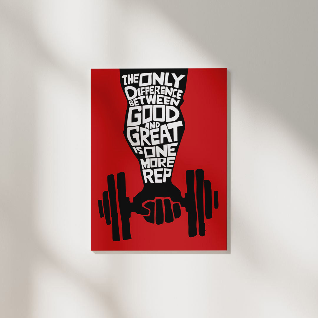 One More Rep Gym | Aesthetic Poster