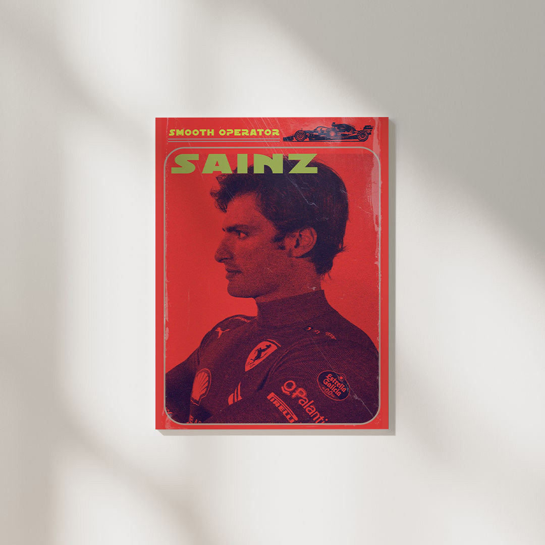 Sainz Smooth Operator | F1 Poster