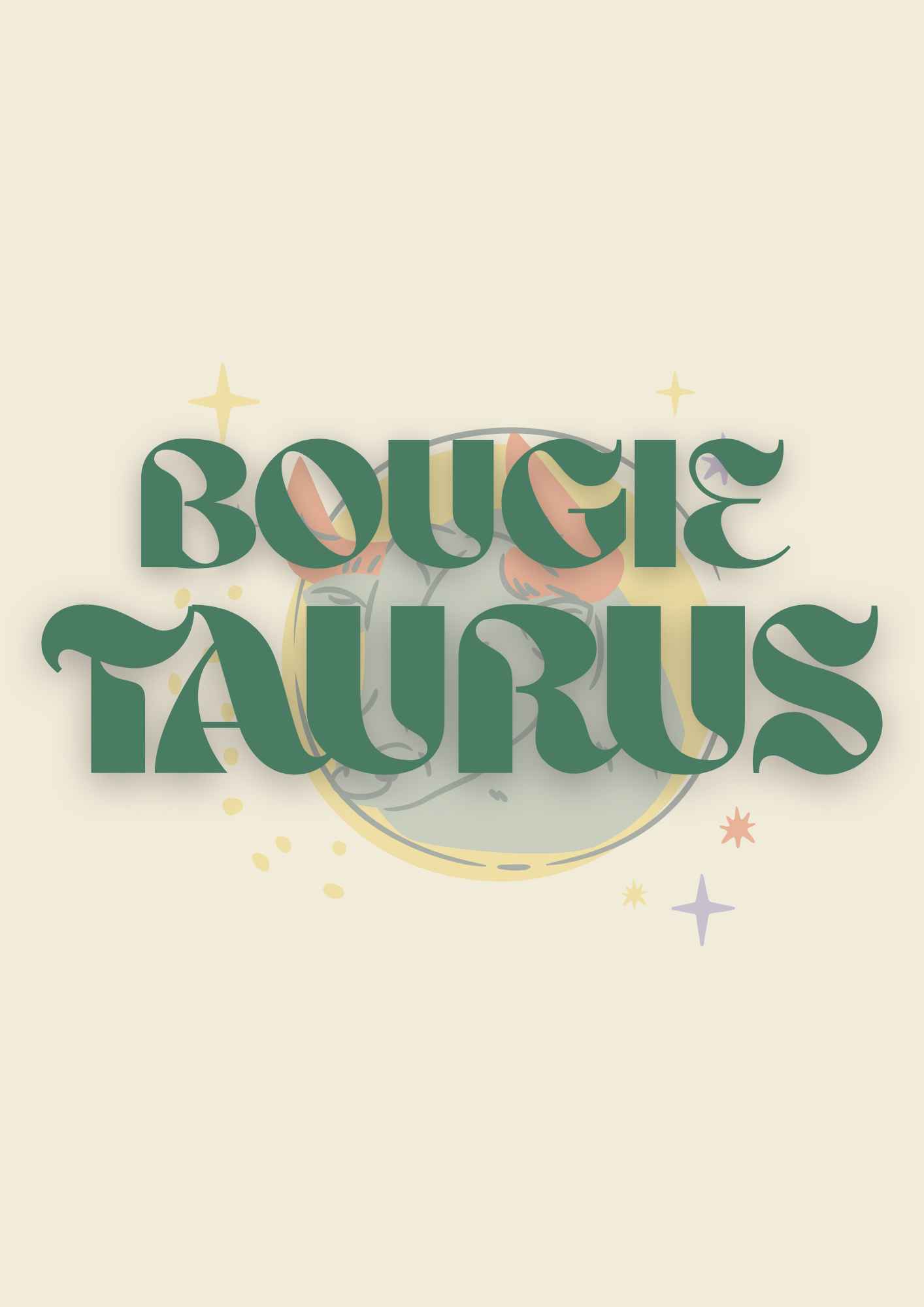 Bougie Taurus | Zodiac Poster