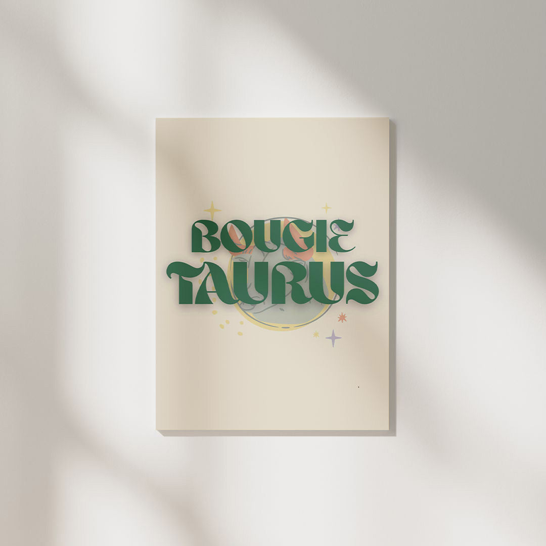 Bougie Taurus | Zodiac Poster
