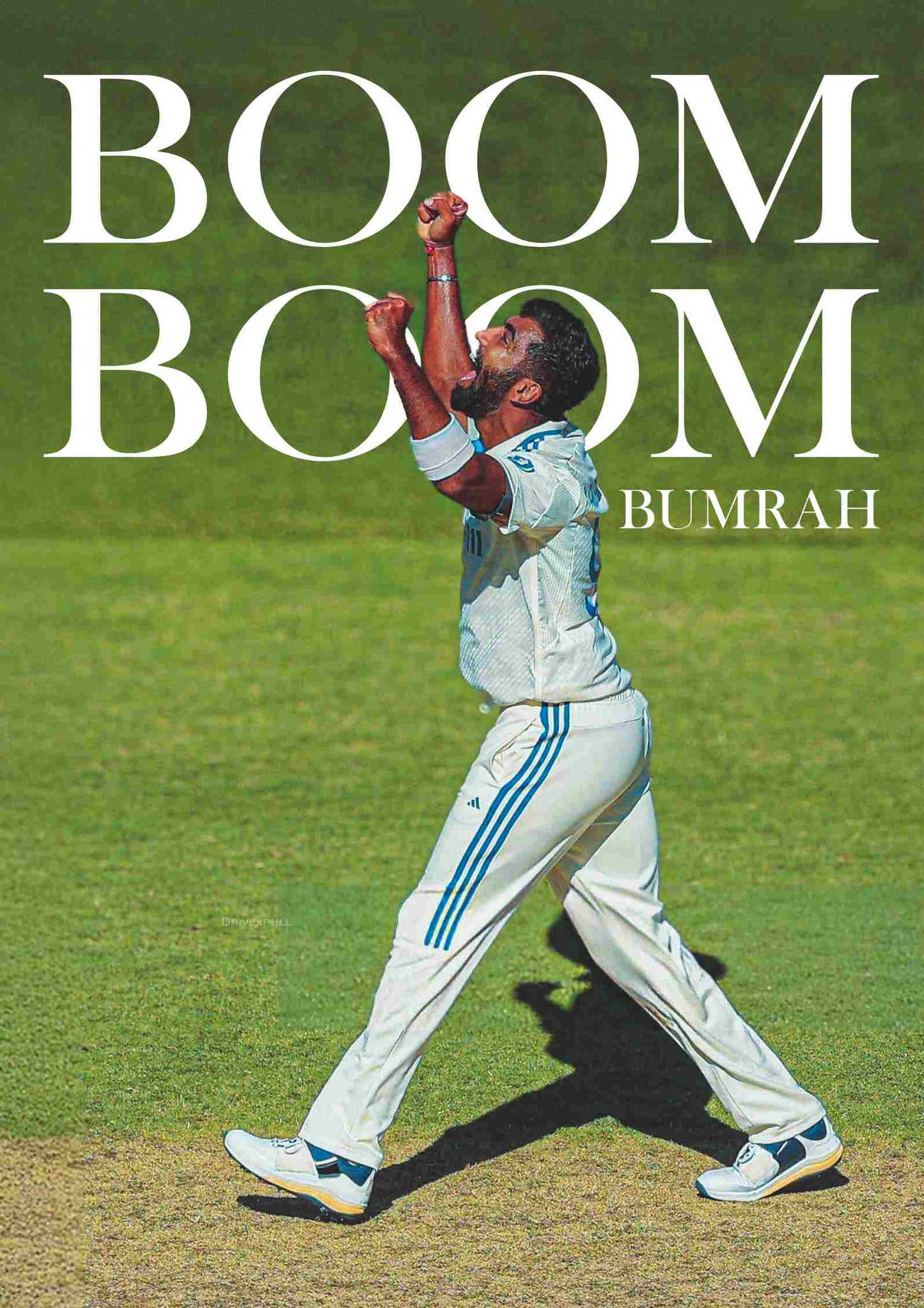 Boom Boom Bumrah | Cricket Poster