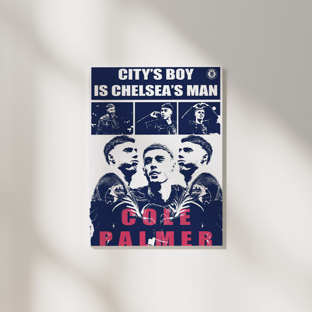 Cole Palmer Chelsea's man | Football Poster