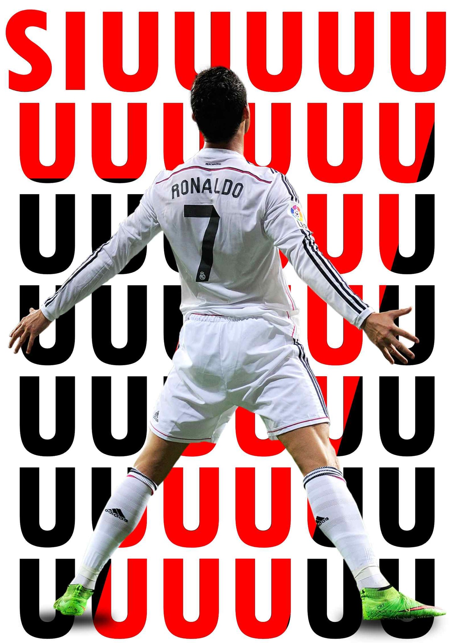 Cristiano Ronaldo SIUUU | Football Poster