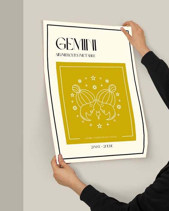 Gemini | Zodiac Poster