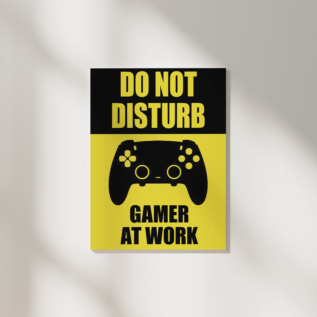 Gamer At Work | Gaming Poster