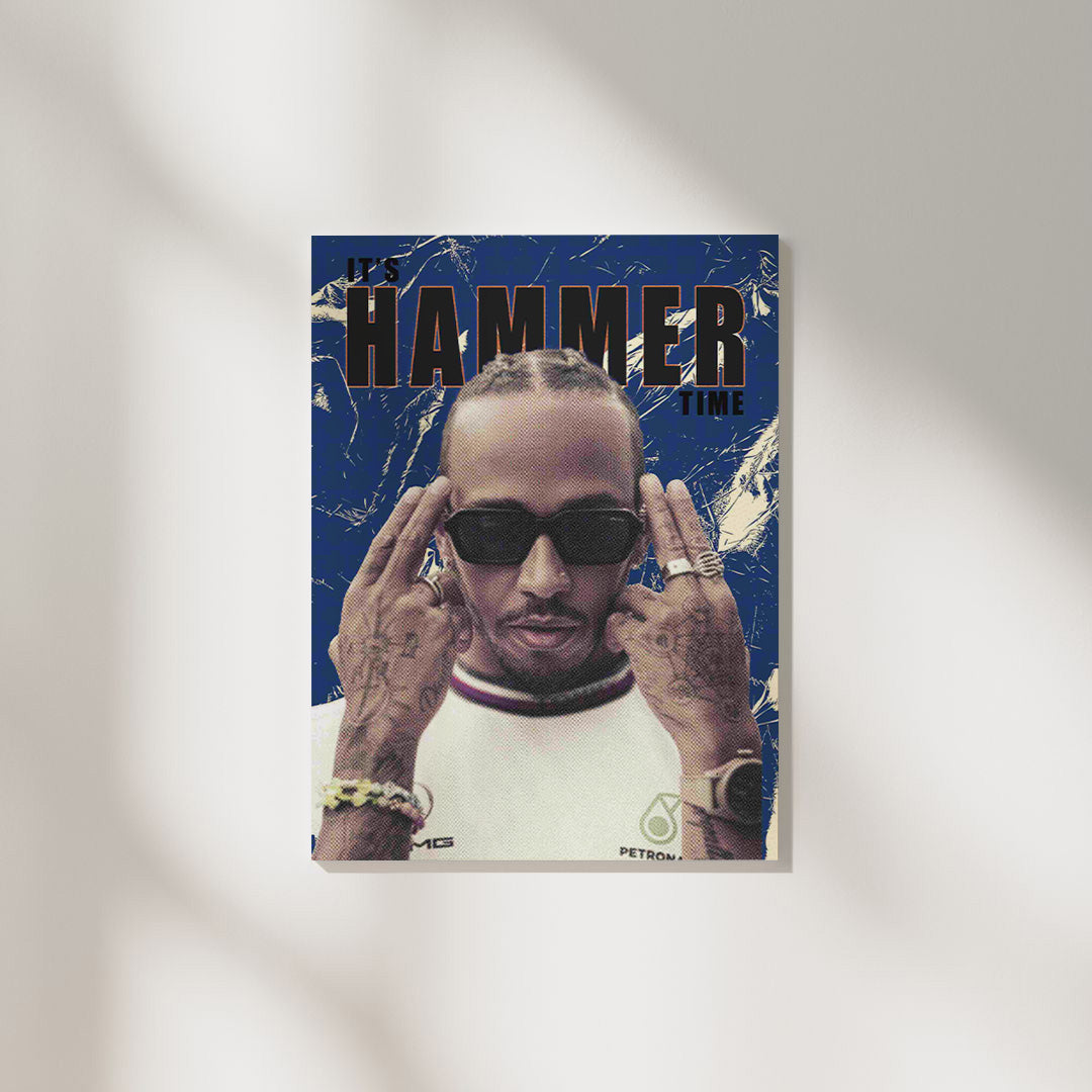 Hamilton Hammer Time | F1 Poster