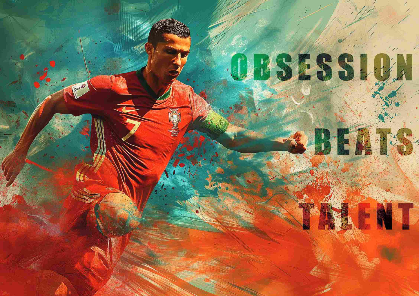 Ronaldo Portugal - Football Poster