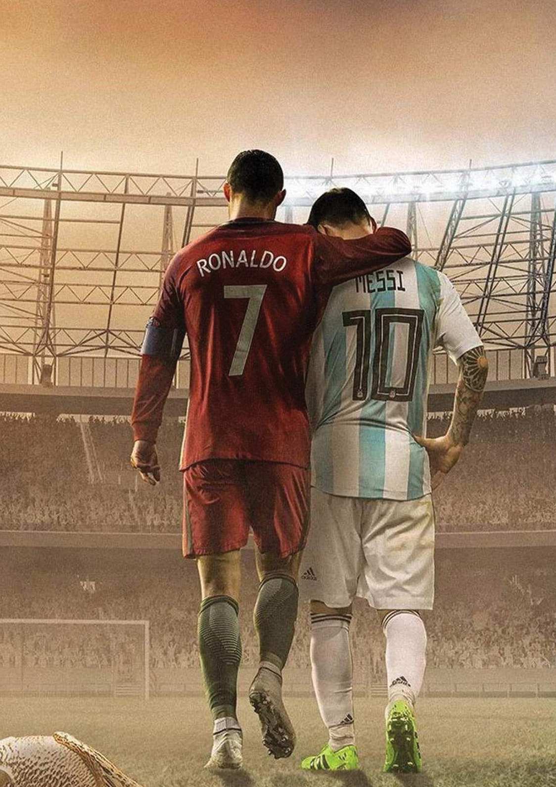 Ronaldo x Messi | Football Poster