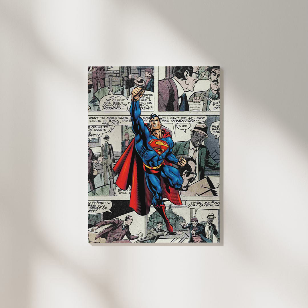 Superman Comic | Marvel DC Poster