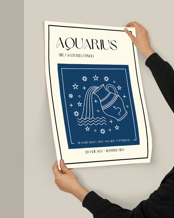 Aquarius | Zodiac Poster