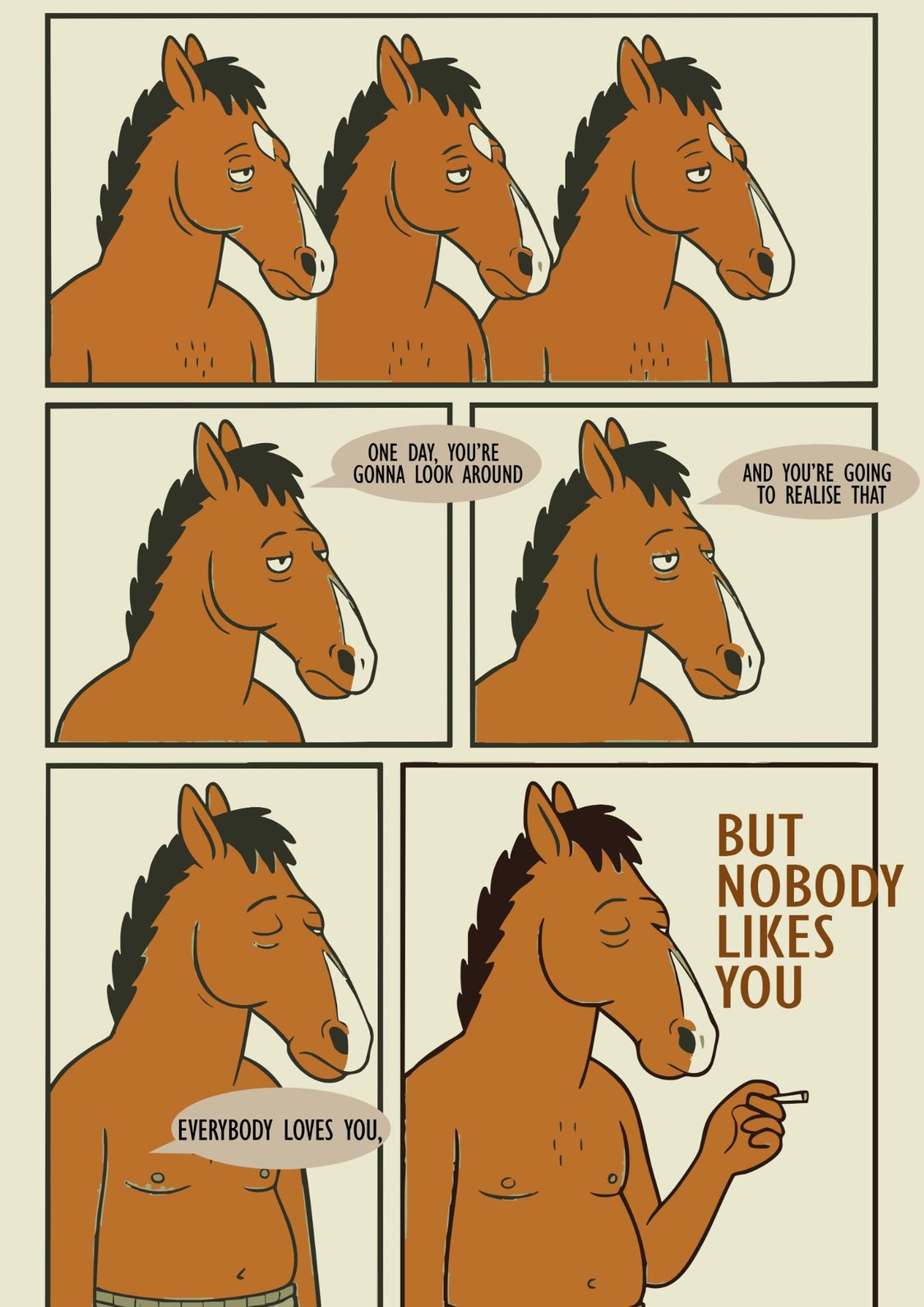 BoJack Horseman Iconic Moment | TV Show Poster