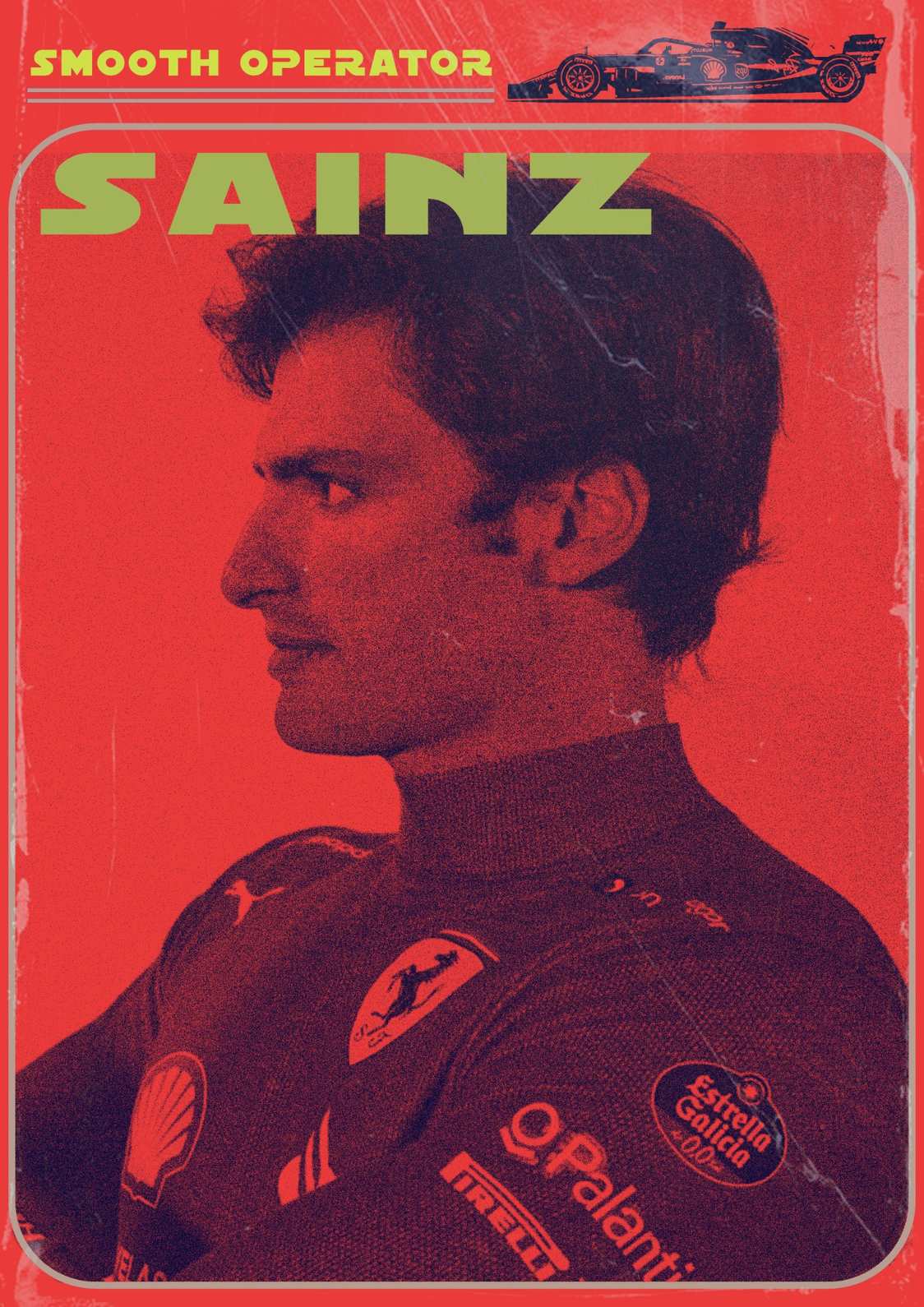 Sainz Smooth Operator | F1 Poster
