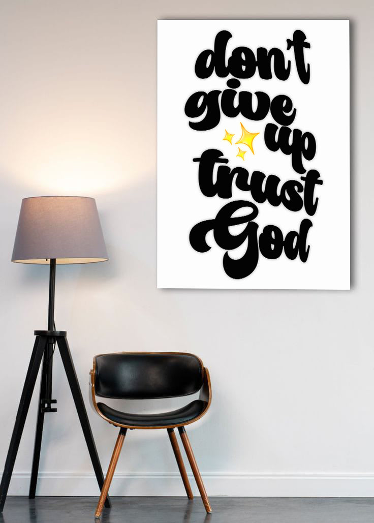 Don't Give Up | Aesthetic Poster