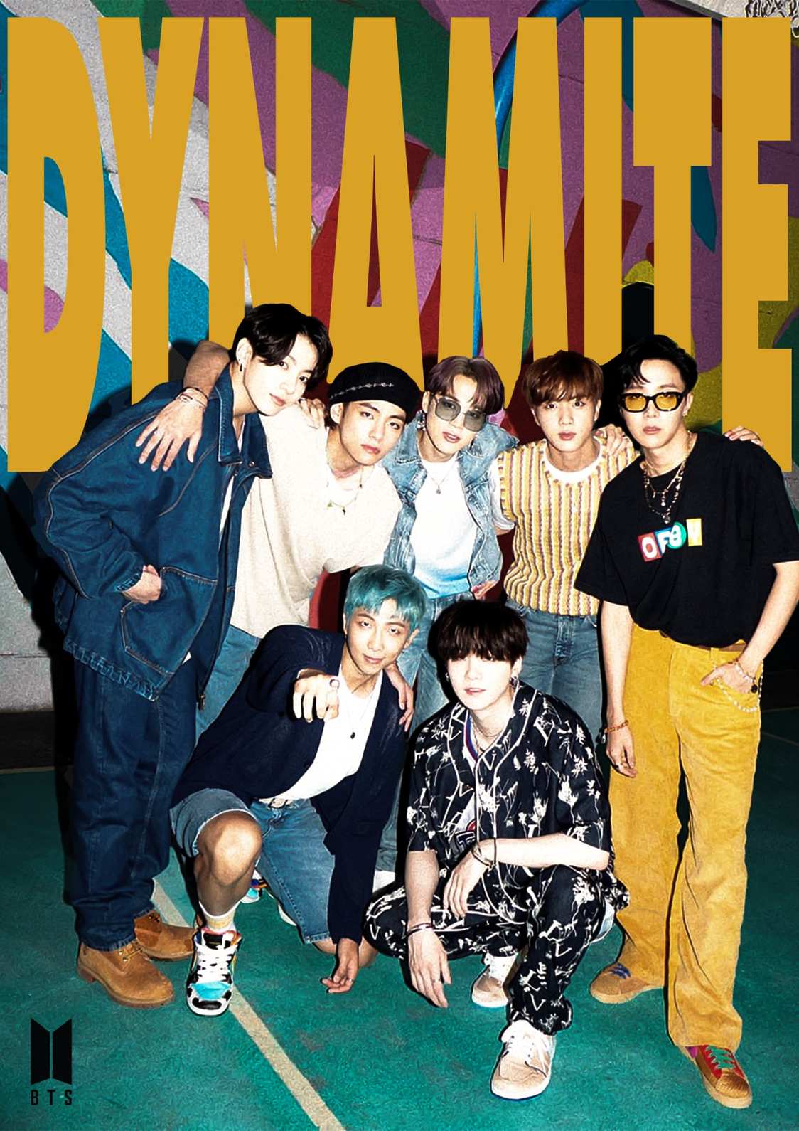 BTS Dynamite K-POP | Music Poster