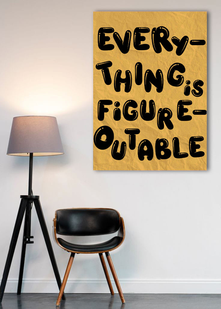 Figure-out-able | Aesthetic Poster