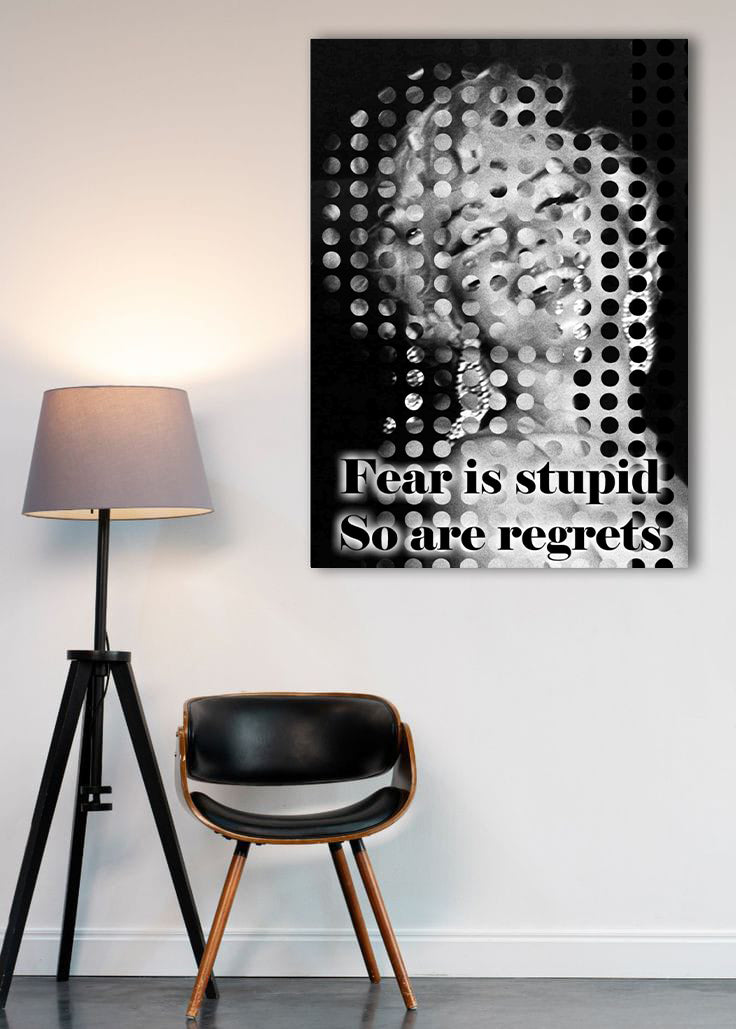 Fear Is Stupid | Aesthetic Poster