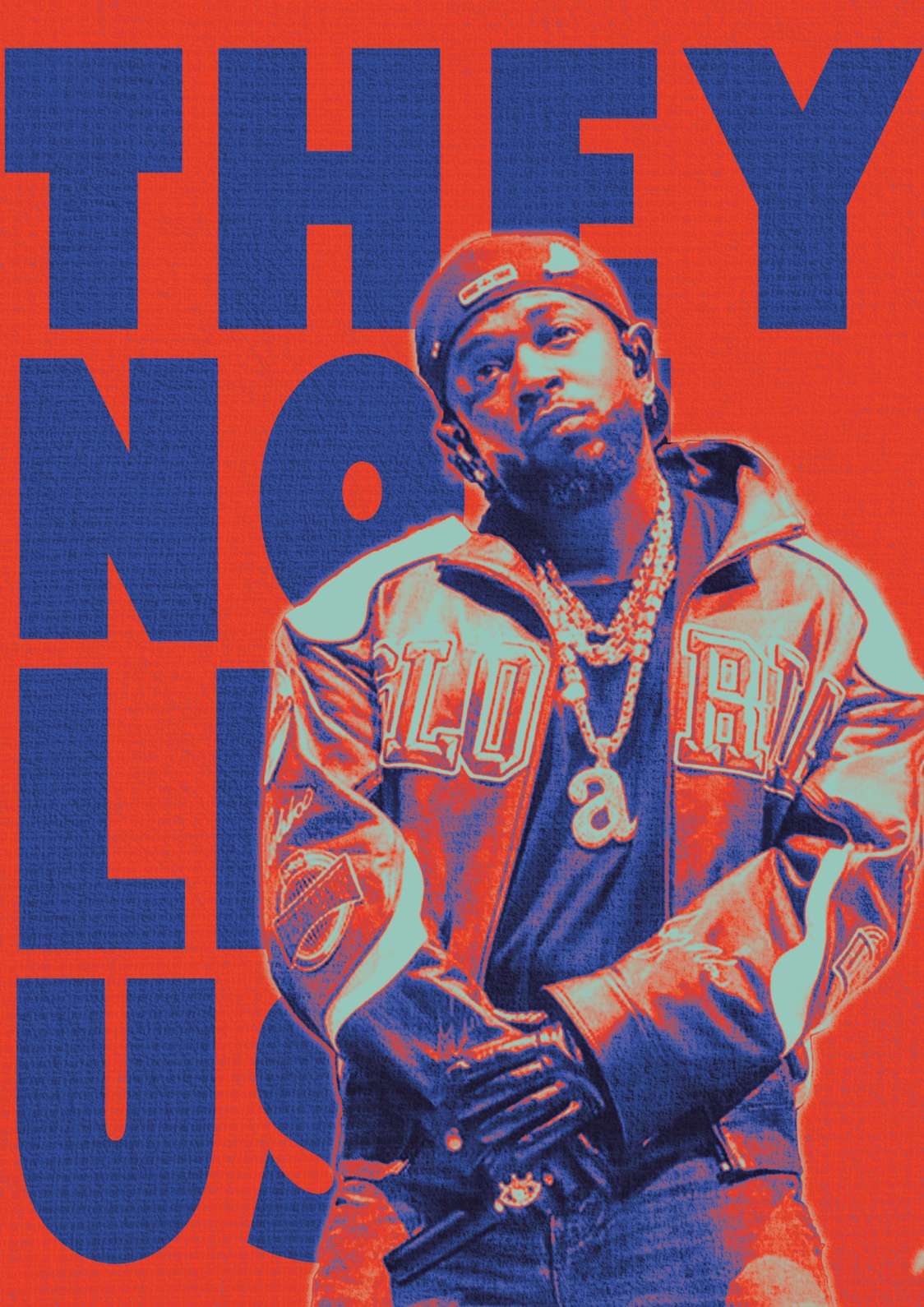 Kendrick Lamar They Not Like Us | Music Poster