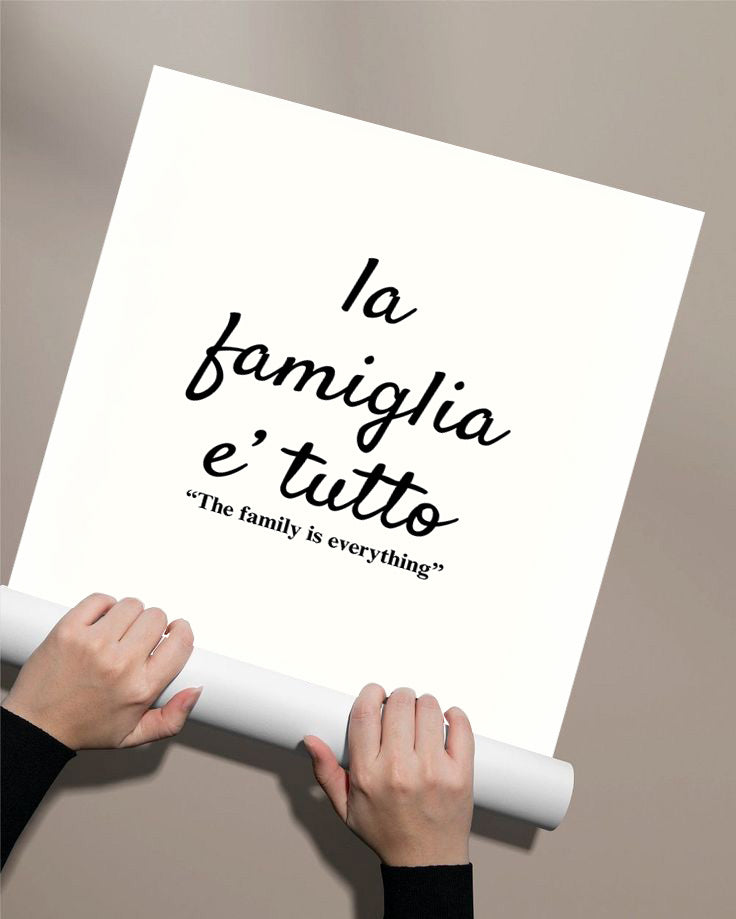 Family Is Everything | Aesthetic Poster