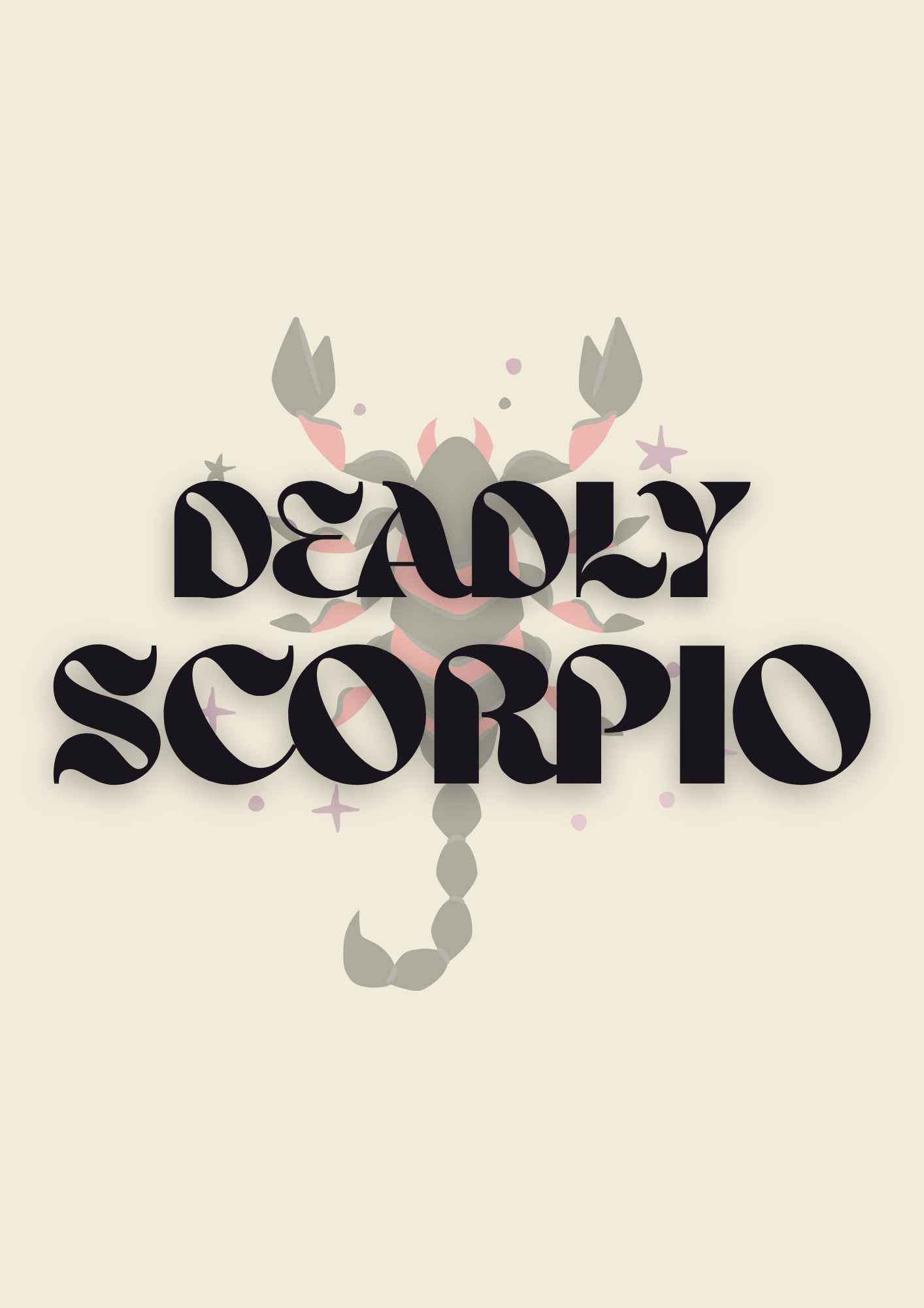 Deadly Scorpio | Zodiac Poster