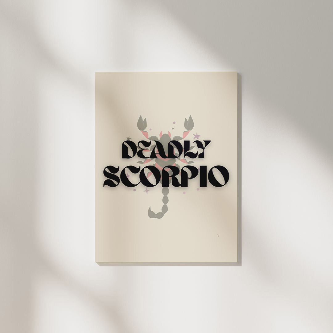 Deadly Scorpio | Zodiac Poster