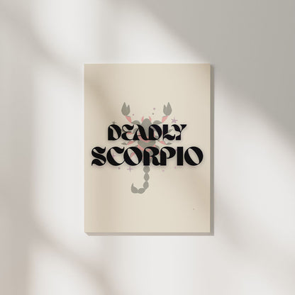 Deadly Scorpio | Zodiac Poster
