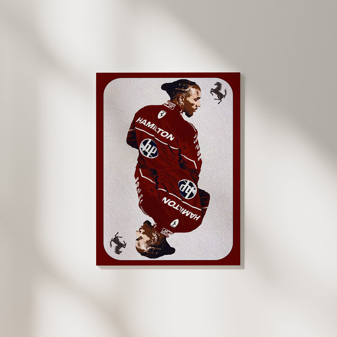 Lewis Hamilton Card | F1 Poster