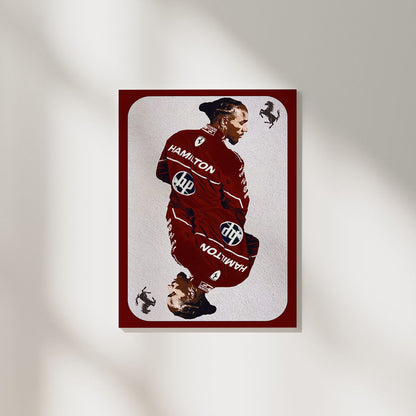 Lewis Hamilton Card | F1 Poster