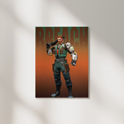 Valorant Breach | Gaming Poster