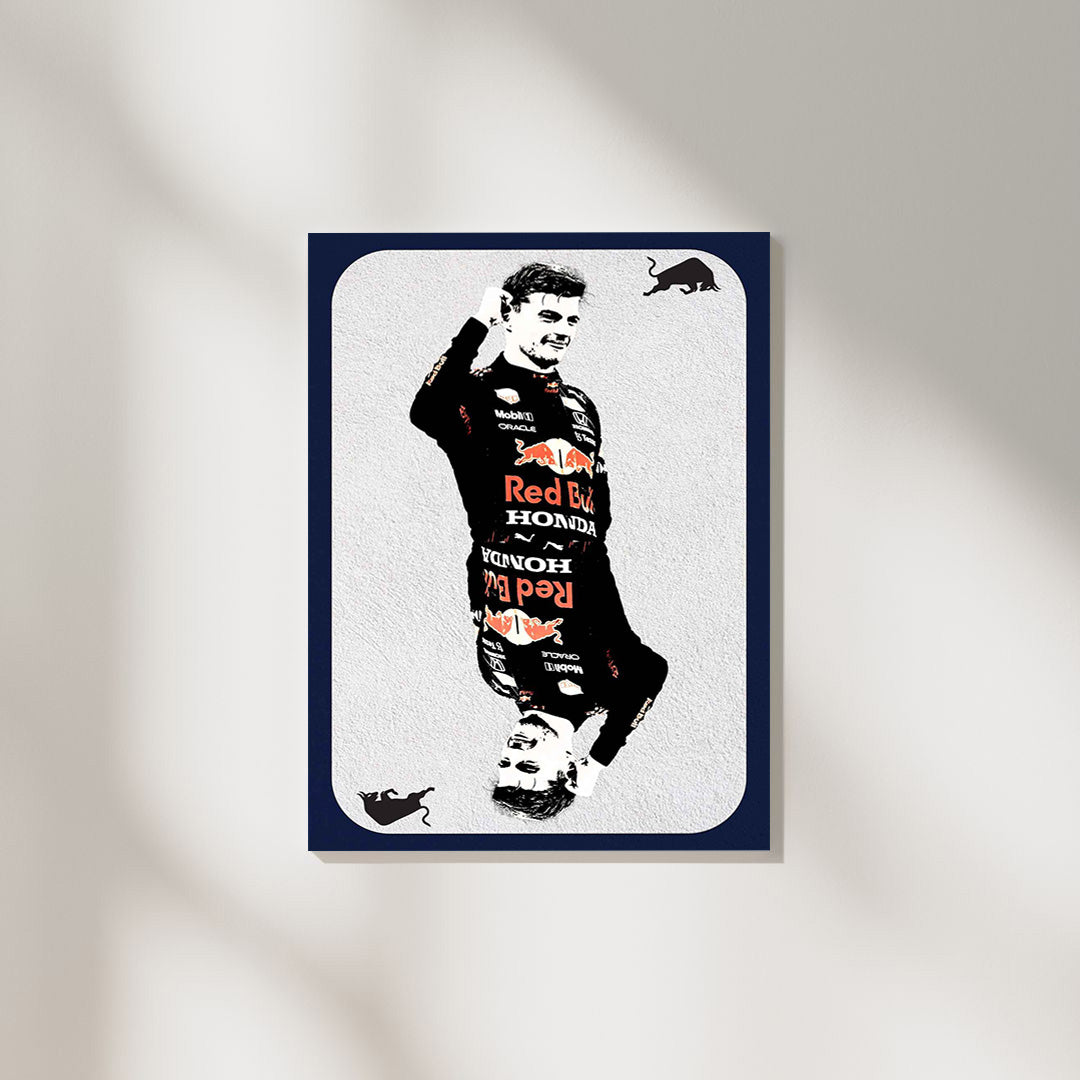 Max Verstappen Card | F1 Poster