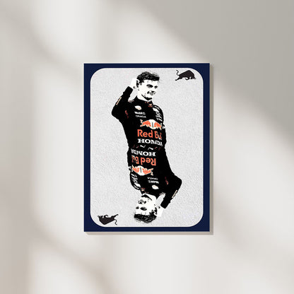 Max Verstappen Card | F1 Poster