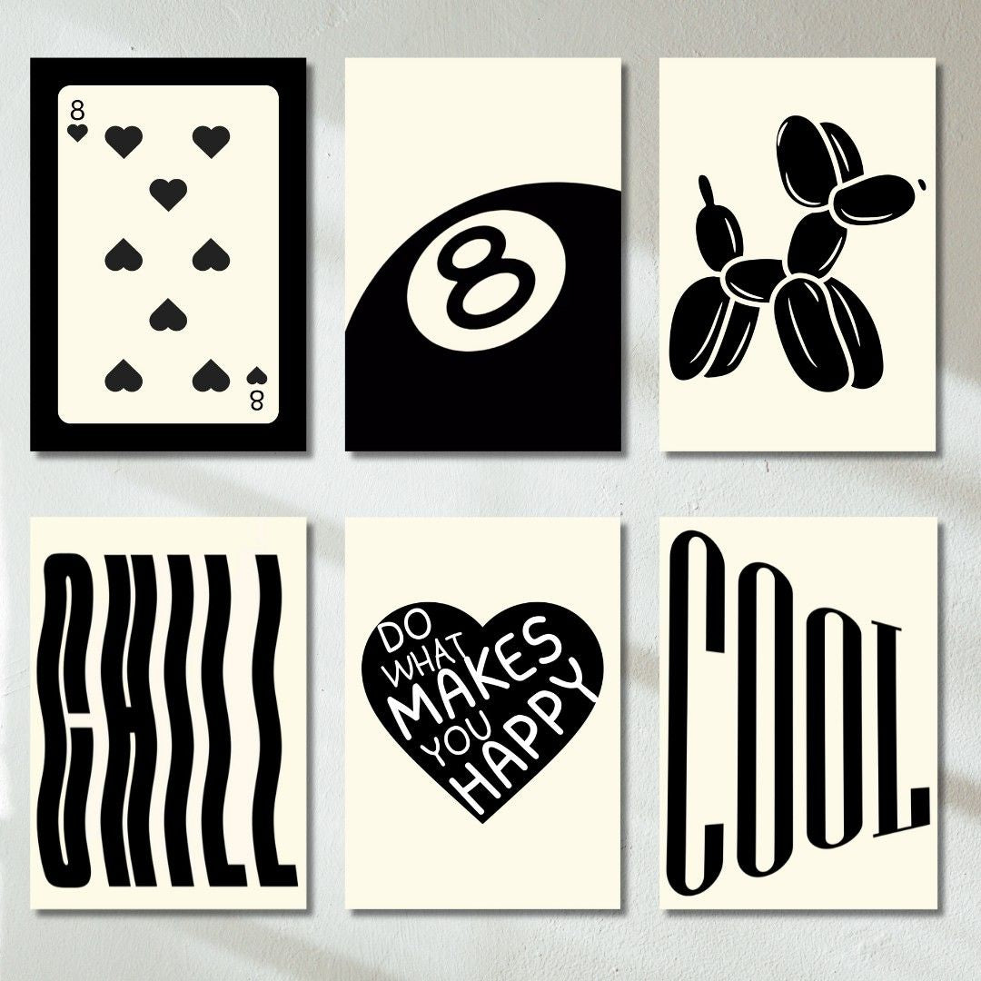 Chill - Set of 6 | Poster Set