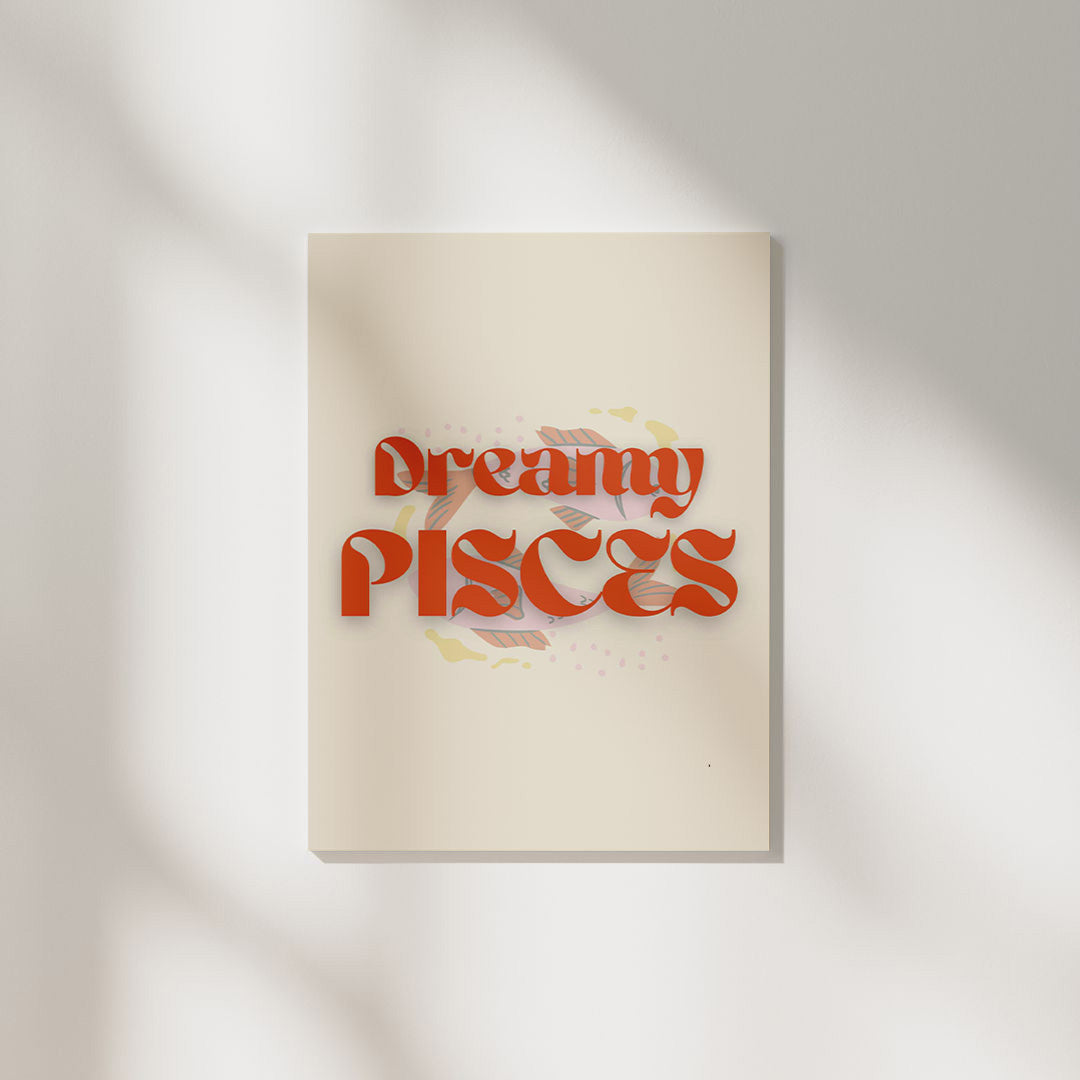 Dreamy Pisces | Zodiac Poster