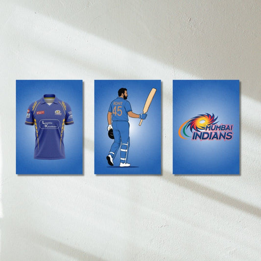 Mumbai Indians - Set of 3 | Poster Set