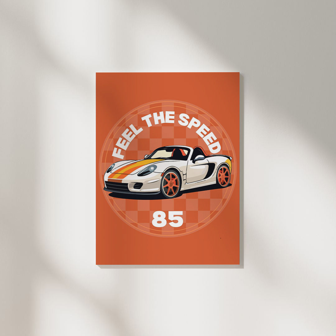 Feel The Speed | Car Poster