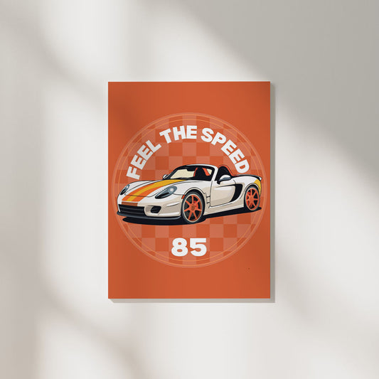 Feel The Speed | Car Poster