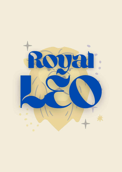 Royal Leo | Zodiac Poster
