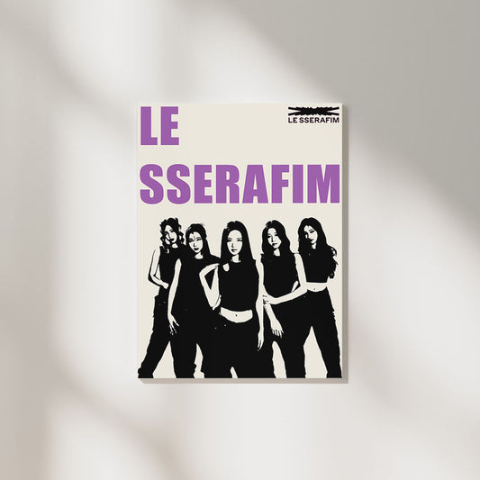 LE SSERAFIM K-POP | Music Poster