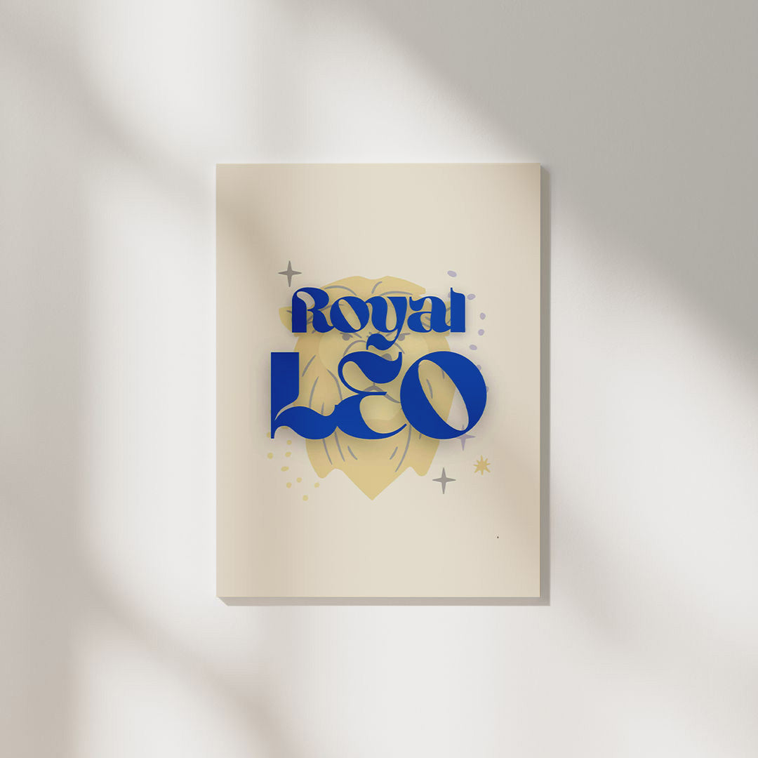 Royal Leo | Zodiac Poster