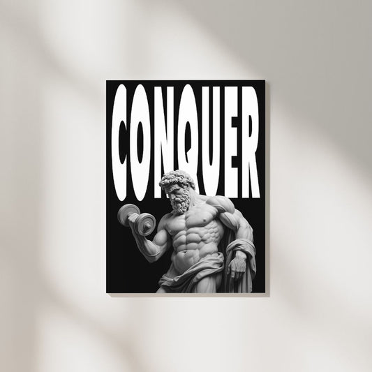 Conquer | Aesthetic Poster
