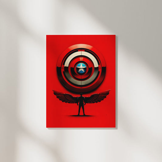 Captain America Shield | Marvel DC Poster