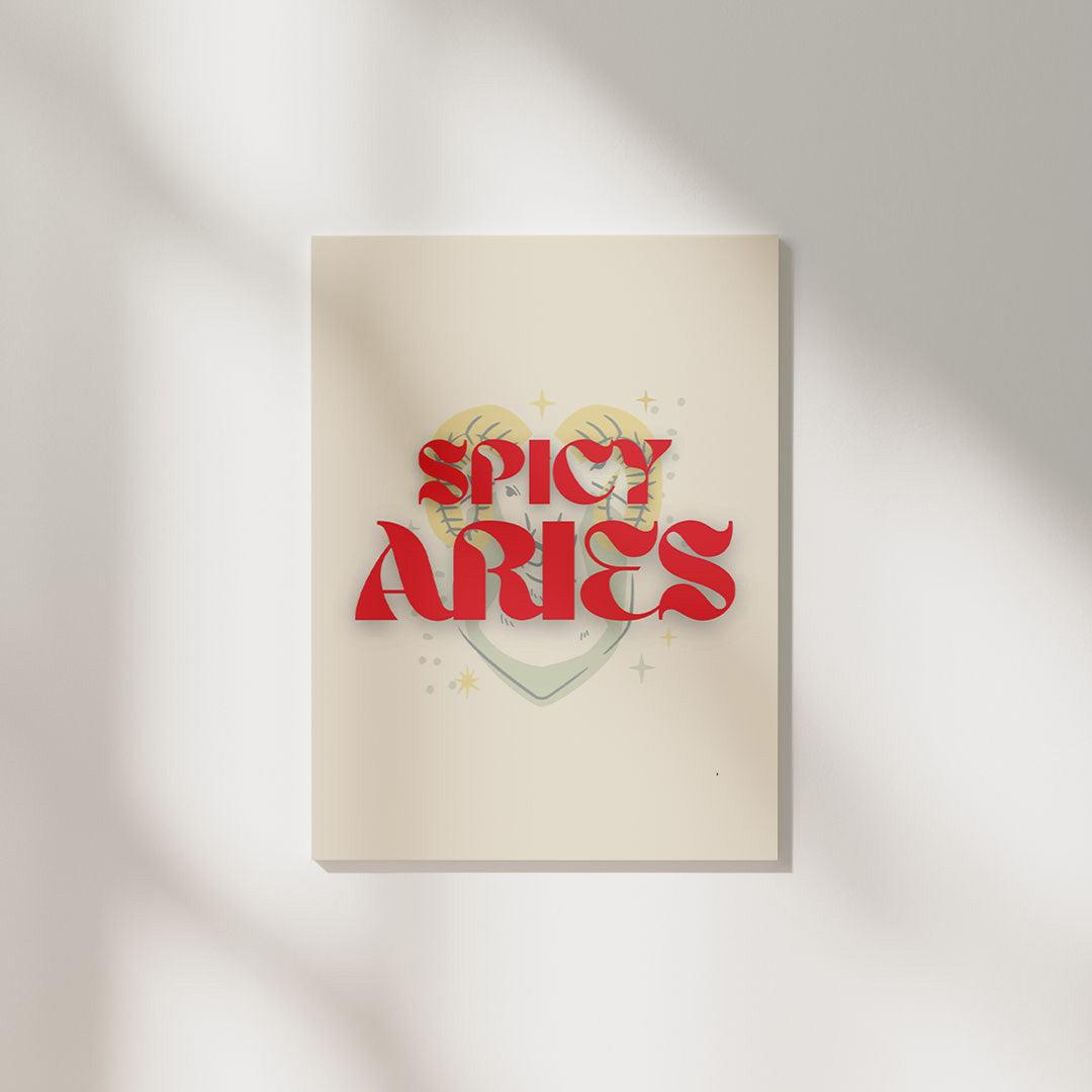 Spicy Aries | Zodiac Poster