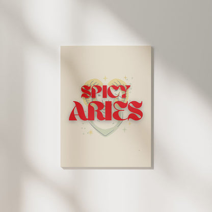 Spicy Aries | Zodiac Poster