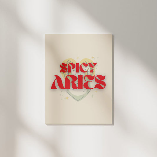 Spicy Aries | Zodiac Poster