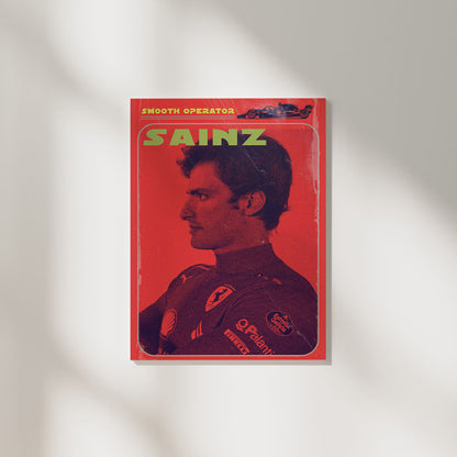 Sainz Smooth Operator | F1 Poster