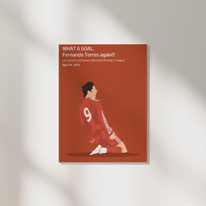 Fernando Torres Iconic Moment LIV | Football Poster
