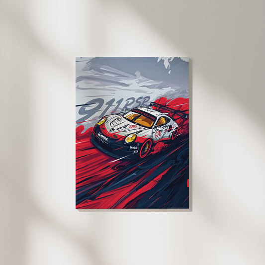 Porsche 911 RSR | Car Poster